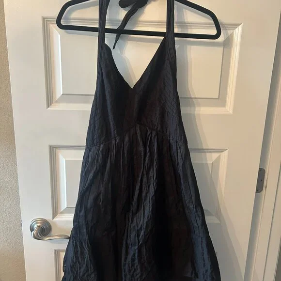 Cynthia Steffe Black Halter Dress Size 6 - Picture 2 of 4